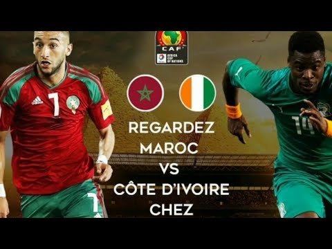 شاهد  بث مباشر لمباراة المغرب وكوت ديفوار