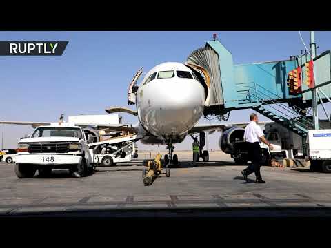 شاهد مطار دمشق الدولي يستأنف عمله بعد انقطاع دام نصف عام